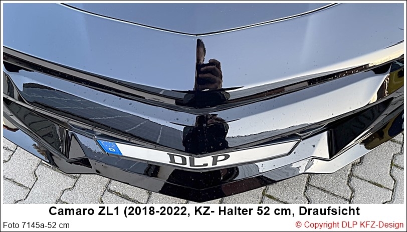 Camaro ZL1, 6. Gen., Kennzeichenhalter, Modelljahr 2018- ff.